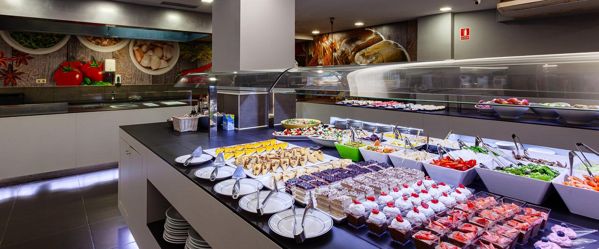 Buffet del hotel